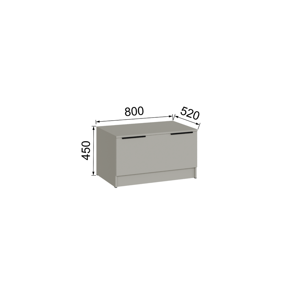 Прихожая Мадрид Тумба 0.8 Кашемир